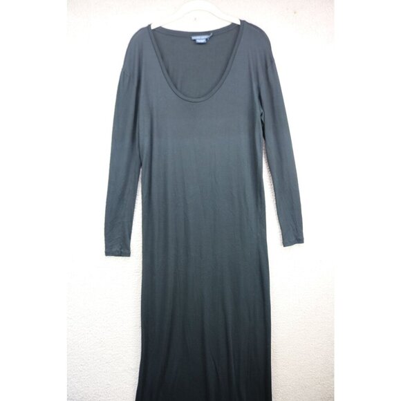 Ralph Lauren Long Sleeve Modal Maxi Dress - Picture 1 of 10